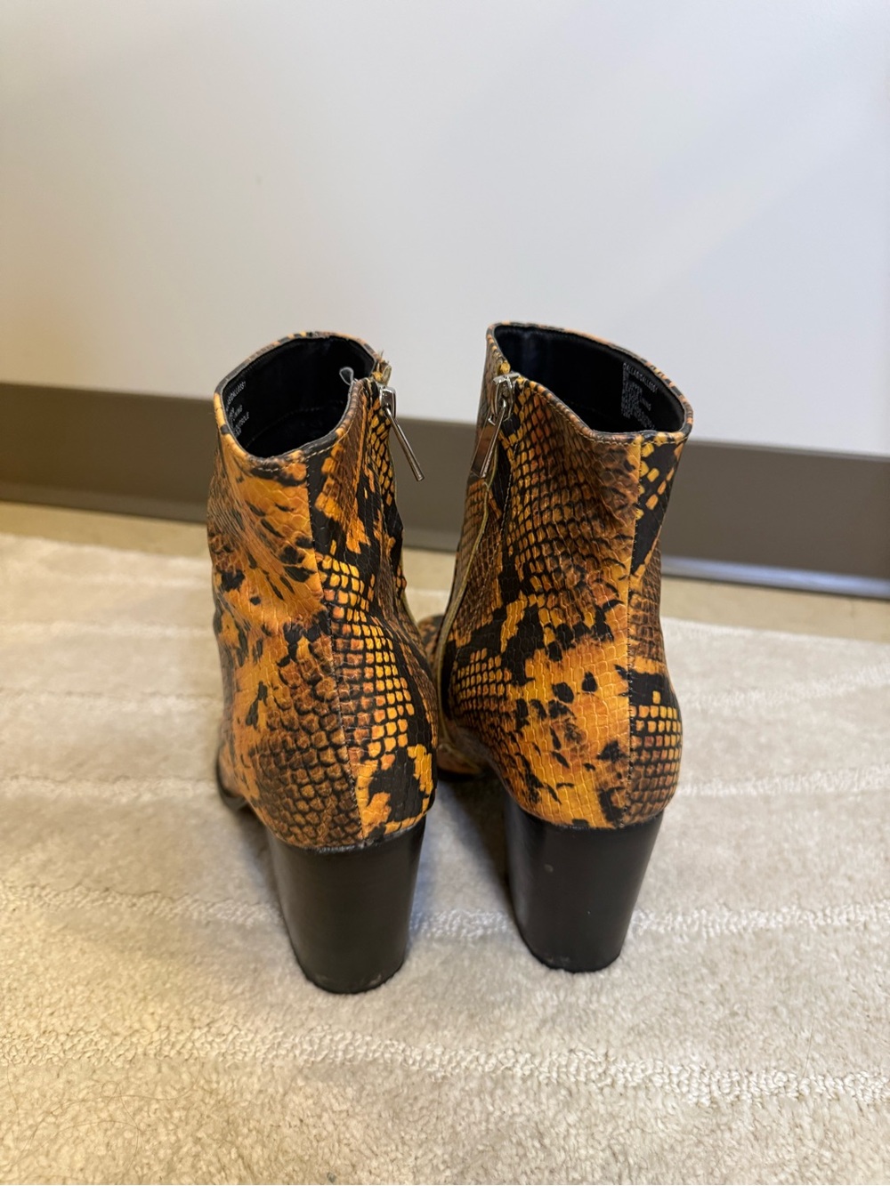 Snake Print Ankle Boot - Picture 3 of 3